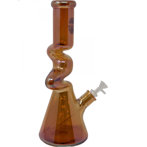 OPG - 14"  On Point Glass Fumed Zong Water Pipe  [JD859-14]